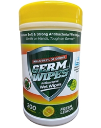 GERM WIPES ANTIBACTERIAL WET WIPES 